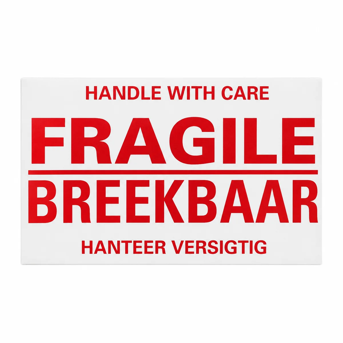 Fragile Handle with Care Labels
