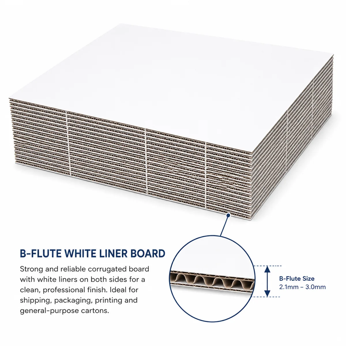 Sheets Whiteliner - B-Flute